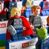 Sean McConville left his corporate job and he found some solace in collecting Lego. In April, he set up his own Lego store in Kengsington. 30 August 2022. The Age News. Photo: Eddie Jim.