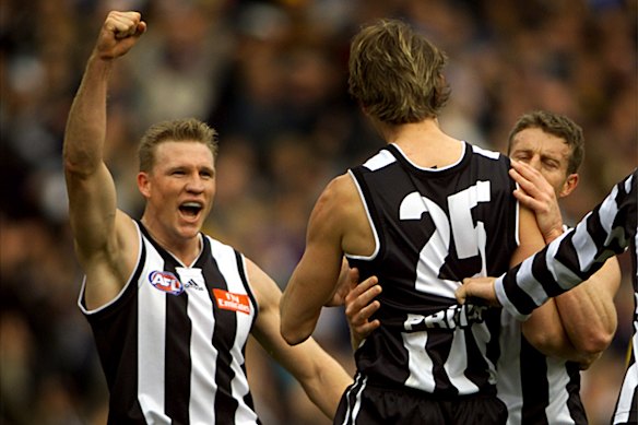 Collingwood captain Nathan Buckley.