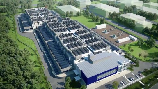 Airtrunk's future data centre at Huntingwood, Sydney.