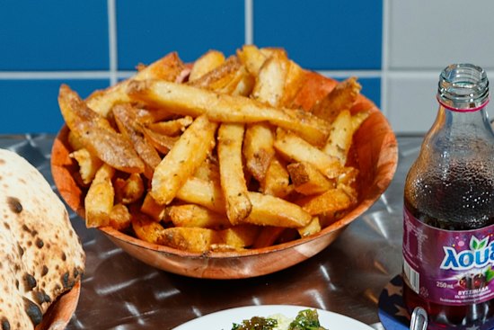 Olympic Meats’ fabulous chips.