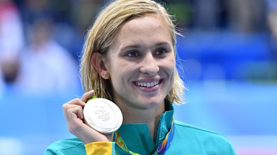 Rio butterfly silver medalist  Madeline Groves