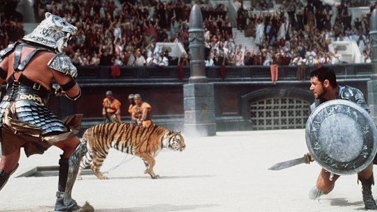 The original Gladiator (2000) was groundbreaking in its use of digital extras, but the sequel has tried to take it even further.