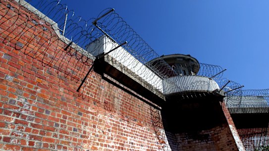 cjt030211.002.003   Arts  Pic by Cathryn Tremain  Pic shows Generic Jail Wall, Razor wire, prison