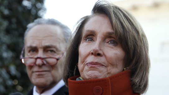 Nancy Pelosi, a Democrat from California, was set to become the House Speaker on Capitol Hill on Thursday. 