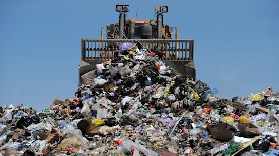 Filling up: NSW government is banking on a big increase in waste management levies.