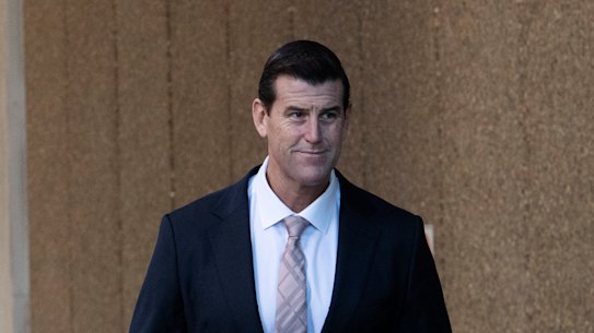 Ben Roberts-Smith outside the Federal Court earlier this week.