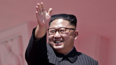 North Korean leader Kim Jong-un pictured in September at a parade marking the 70th anniversary of the dictatorship's founding.