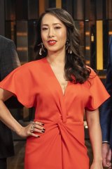 Melissa Leong has made statement earrings her signature look. 