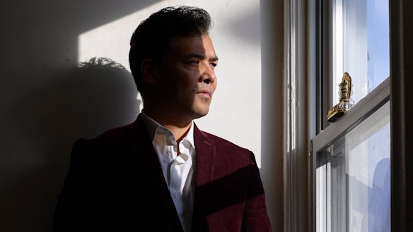 Tahir Imin, an Uighur who had his blood drawn, his face scanned and his voice recorded by authorities in China's Xinjiang region.