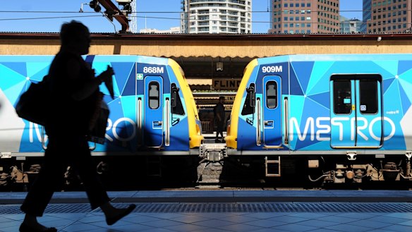 Flinders Street station.