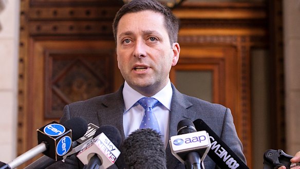 Opposition Leader Matthew Guy approved development, then backflipped under pressure.