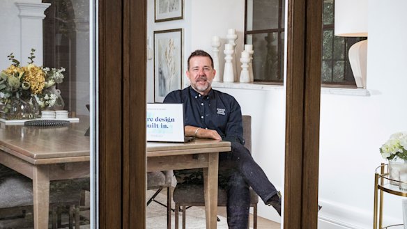 Porter Davis managing director Anthony Roberts is redesigning houses for home working.