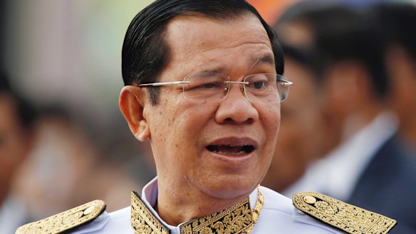 Cambodia's Prime Minister Hun Sen.
