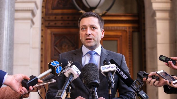 Victorian Opposition Leader Matthew Guy. 