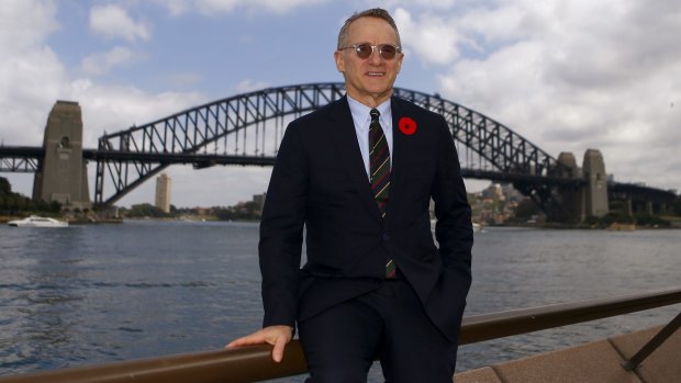 Oaktree's Howard Marks during a visit to Australia in 2016.