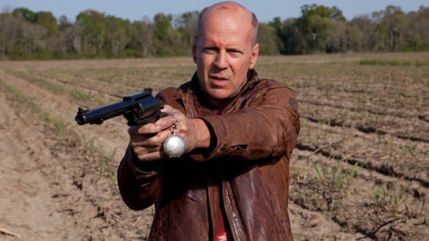 Riveting story: Bruce Willis in Looper.