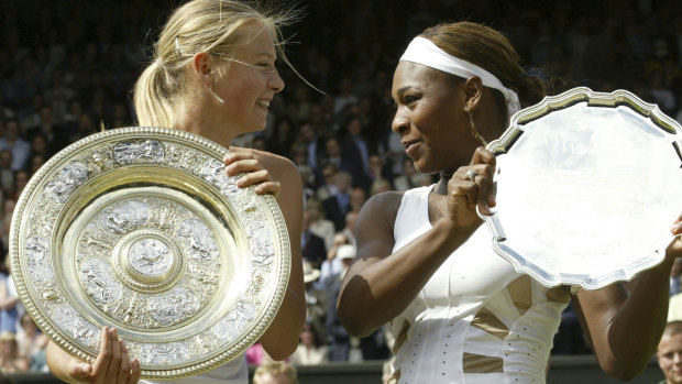 Maria Sharapova once said Serena Williams never recovered from her 2004 Wimbledon final defeat.