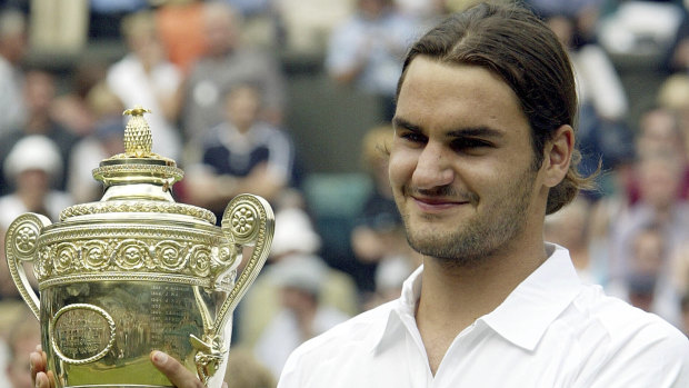 The first: Roger Federer’s Wimbledon win in 2003.