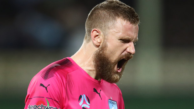 Hear me roar: Andrew Redmayne has been one of the A-League's form goalkeepers this season.