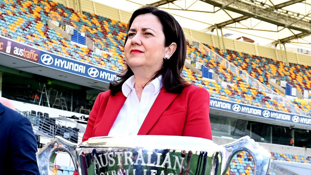 Premier Annastacia Palaszczuk said providing a home for the 2032 Olympic Games could be the Gabba’s “crowning glory”.