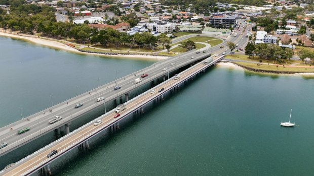 Concept plans for the Bribie Island Bridge duplication.