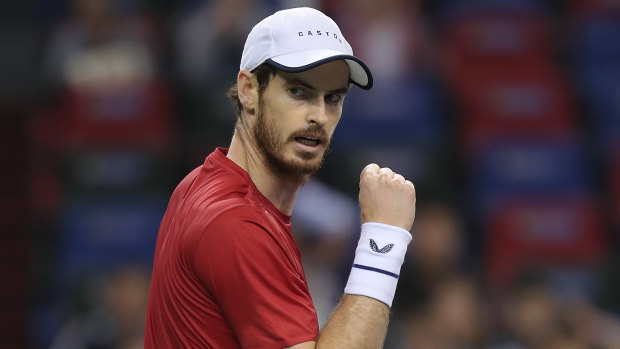 Through to the final: Andy Murray.