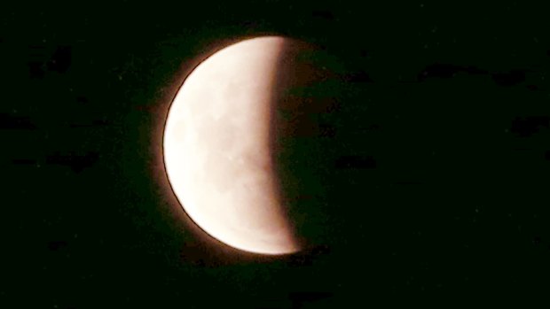 The total lunar eclipse will last for 1 hour and 43 minutes, just 4 minutes short of the longest possible duration. 