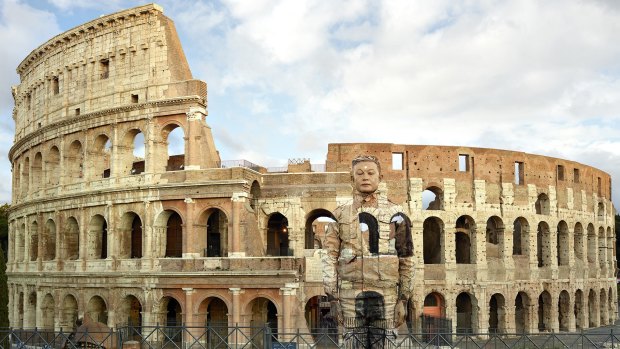 Liu Bolin's Colosseo No. 2 (2017)