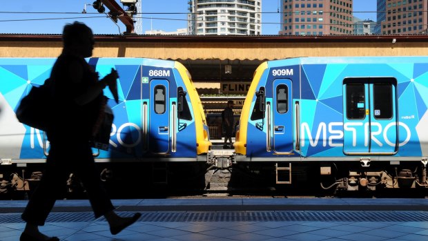 Flinders Street station.