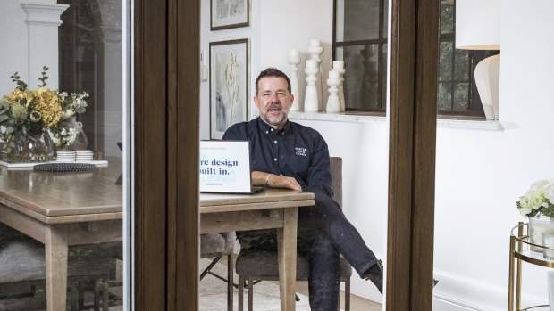 Porter Davis managing director Anthony Roberts is redesigning houses for home working.
