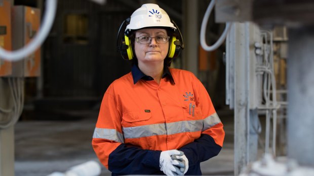 Kate Coates, general manager of AGL's Liddell power station in the Hunter Valley.