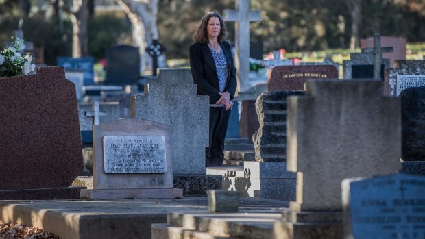 Woden Valley Community Council president Fiona Carrick was worried about Woden Valley Cemetery's plan to expand the cemetery into public parks. The expansion was later dumped due to stage two of light rail. 