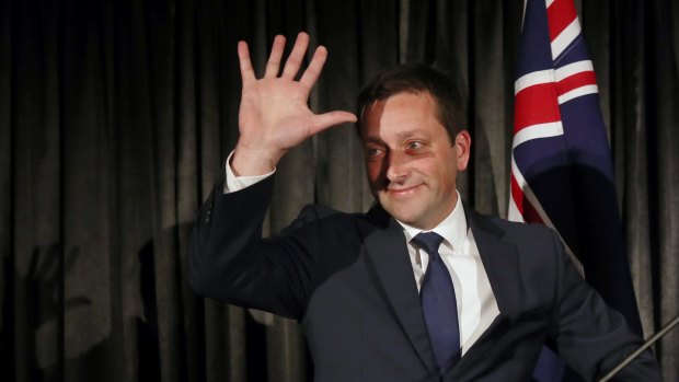 Former Victorian Liberal leader Matthew Guy  conceding defeat in the state election.