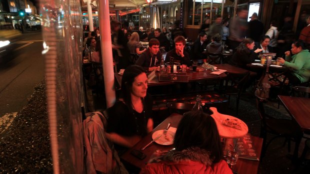 The al fresco restaurants along Eat Street in Parramatta fear disruption.