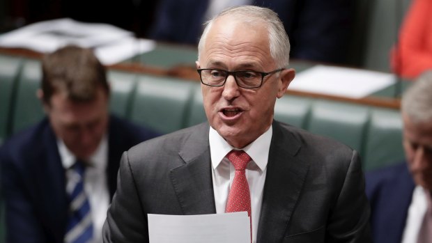 Back to brokering a corporate deal: Prime Minister Malcolm Turnbull.