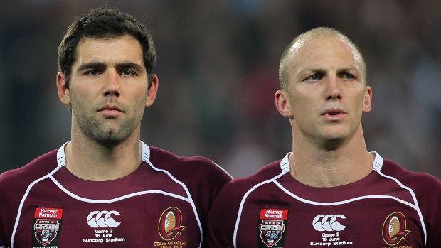 Shocked: Now-Queensland selector Darren Lockyer was caught off guard by Cameron Smith's decision to quit rep footy.