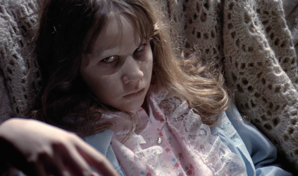 Possessed: Linda Blair in The Exorcist.