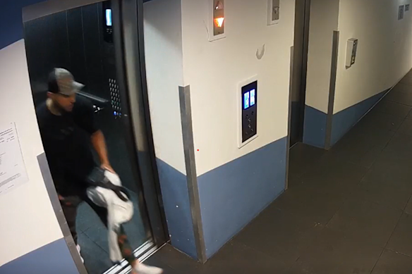 CCTV released by the court shows Danny Zayat leaving the Liverpool apartment minutes after committing murder.