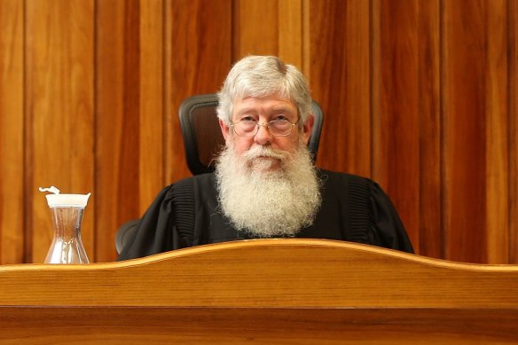 The luxuriously-bearded magistrate Roger Prowse. 