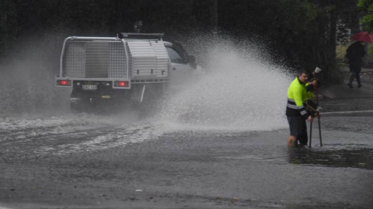 Assistant Commissioner Corboy said people should not drive through flood water.
