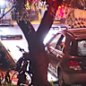 A 33-year-old Holland Park man died after his e-scooter collided with a car in Coorparoo at about 6.30pm on Wednesday.