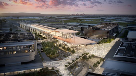 Melbourne Airport said it would compromise to pursue the above-ground option.