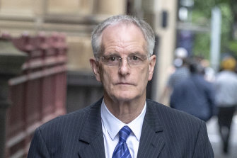 David McCulloch leaves the Supreme Court earlier this year.