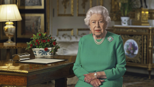 The Queen delivers the rare address from Windsor Castle.