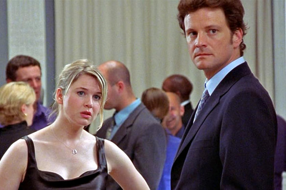 Renee Zellweger and Colin Firth in ‘Bridget Jones’s Diary’.