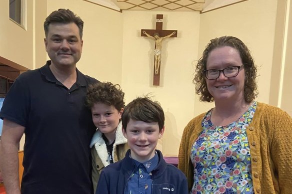 Neighbours say the couple separated a few years ago, but shared responsibility for the boys’ care. 