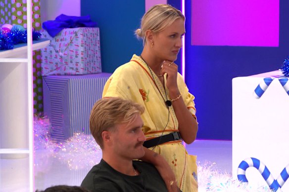 ‘We were just drawn to each other’: Coco and Bruce had an on-and-off romance in the house.