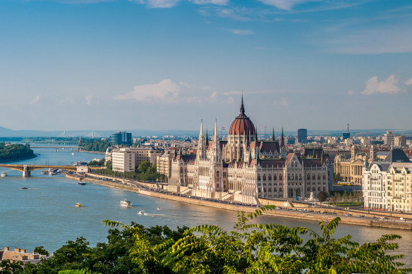 View to the Danube.