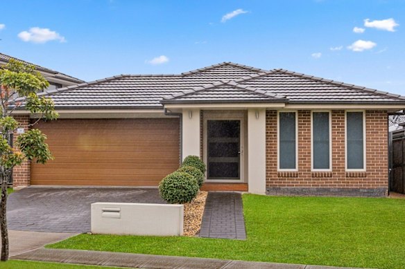 The four-bedroom house on 460 square metres in Bungarribee was passed in at auction but later sold to Sophia Tesolin.