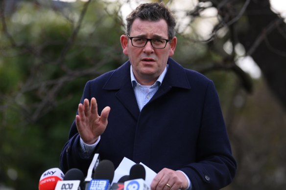 Victorian Premier Daniel Andrews announced the new COVID-19 rules on Tuesday.